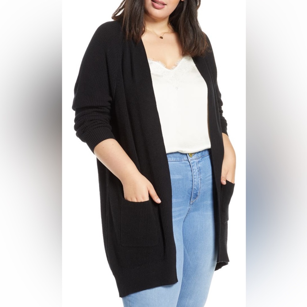 BP. Longline Open Cardigan